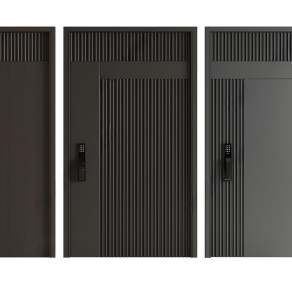 现代入户门3D模型下载